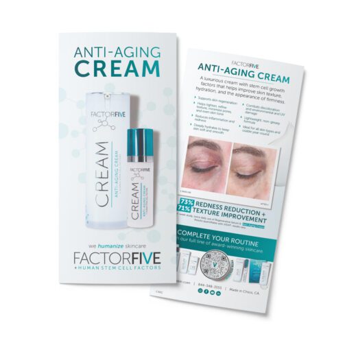 Rack Card: Anti-Aging Cream