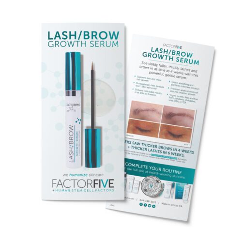 Rack Card: Lash/Brow Growth Serum