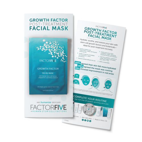 Rack Card: Growth Factor Post Treatment Mask