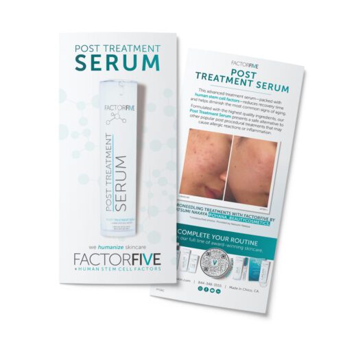 Rack Card: Post Treatment Serum