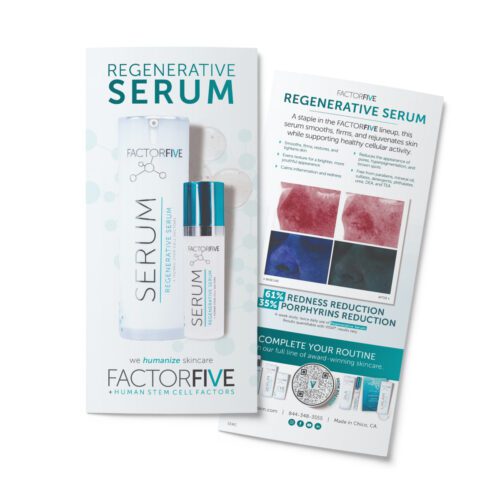 Rack Card: Regenerative Serum